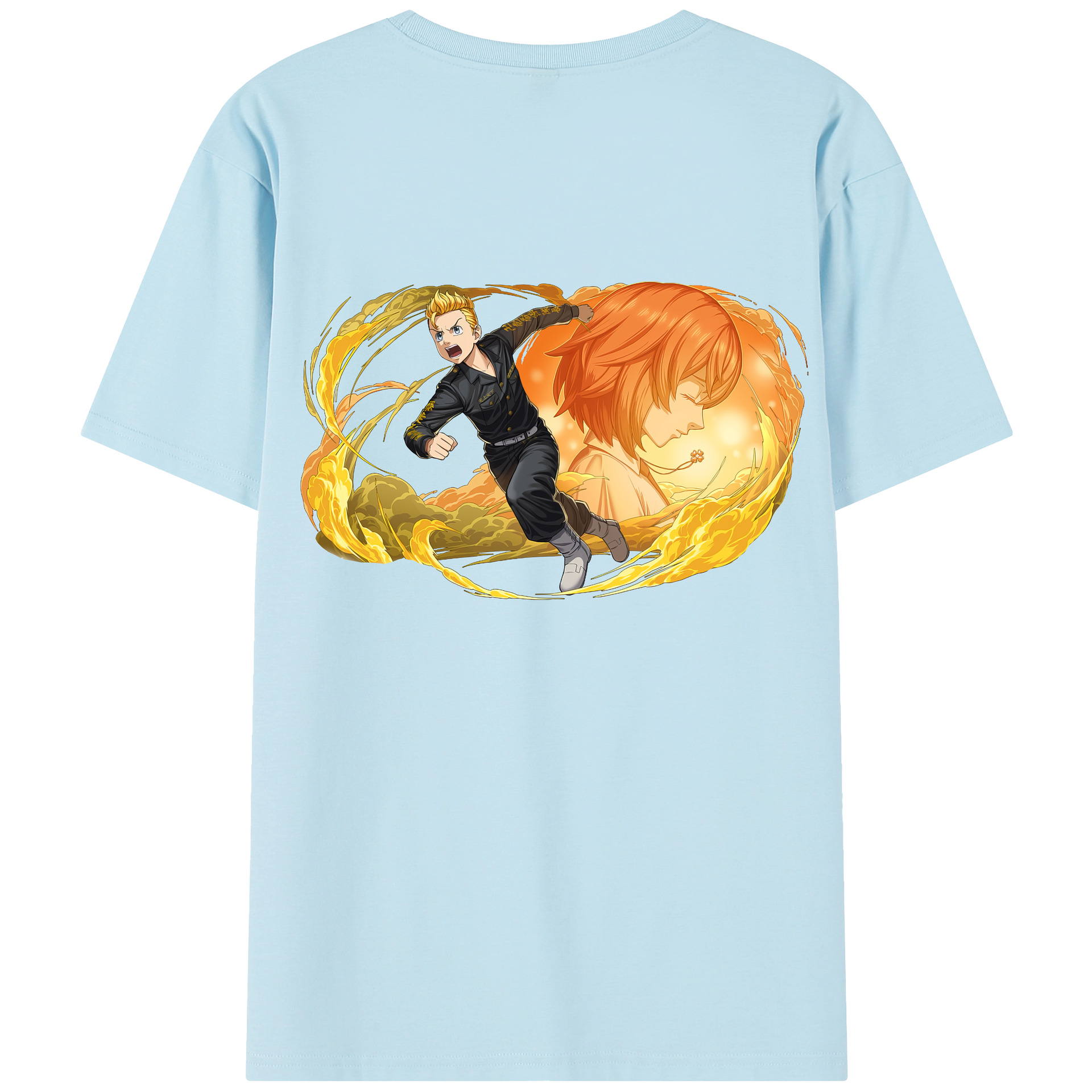 （画像用） 東京リベンジャーズ Tokyo Revengers 綿100％半袖Tシャツ（背面プリント）